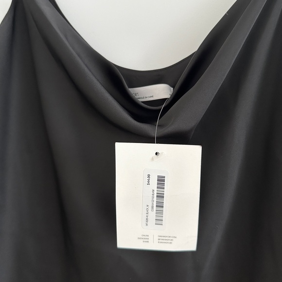 Oak + Fort Black Cowl Neck Cami - size M - NWT - Picture 5 of 7
